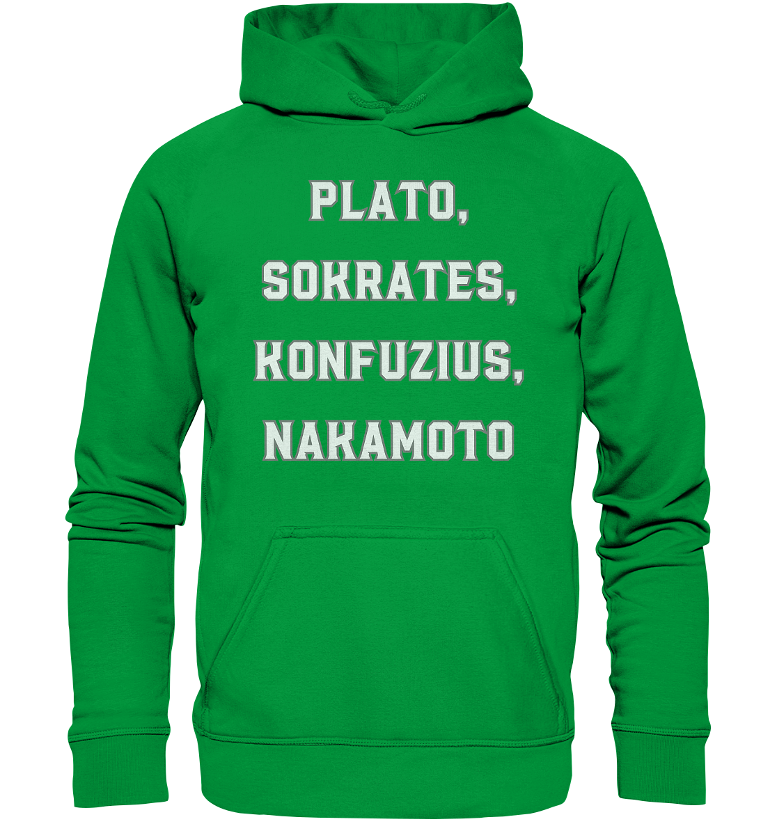 PLATO, SOKRATES, KONFUZIUS, NAKAMOTO - Ladies Collection - Basic Unisex Hoodie