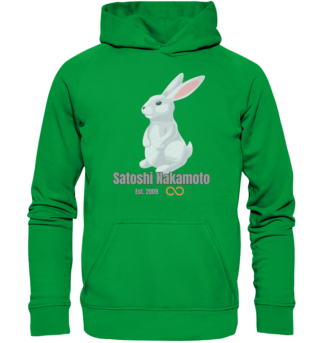 SATOSHI NAKAMOTO Est. 2009 (unendlich) - LADIES COLLECTION 21% automat. Rabatt bis zum Halving 2024  - Basic Unisex Hoodie