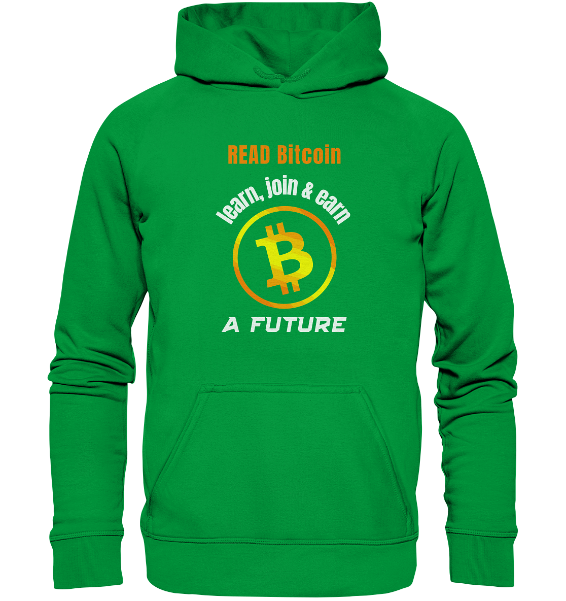 READ BITCOIN, learn & earn A FUTURE - Basic Unisex Hoodie