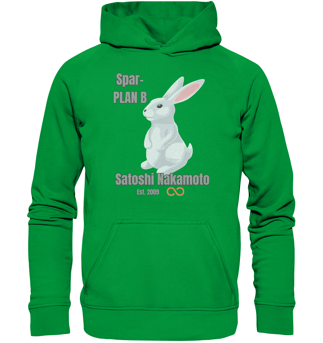 Spar-PLAN B SATOSHI NAKAMOTO Est. 2009 (unendlich) - Basic Unisex Hoodie