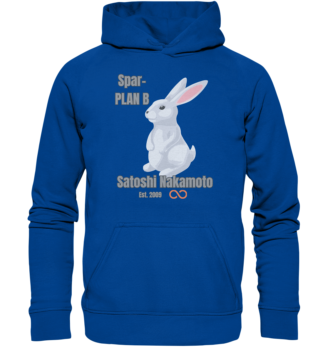 Spar-PLAN B SATOSHI NAKAMOTO Est. 2009 (unendlich) - Basic Unisex Hoodie