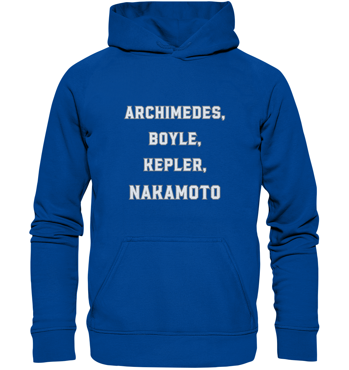 ARCHIMEDES, BOYLE, KEPLER, NAKAMOTO - Basic Unisex Hoodie