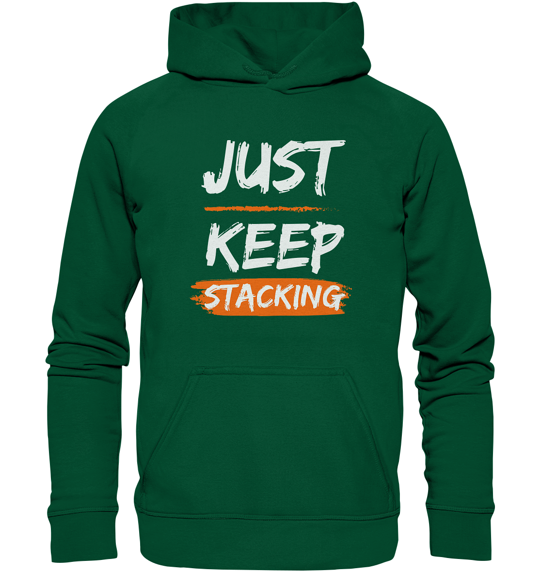 JUST KEEP STACKING - LADIES COLLECTION 21% automat. Rabatt bis zum Halving 2024   - Basic Unisex Hoodie