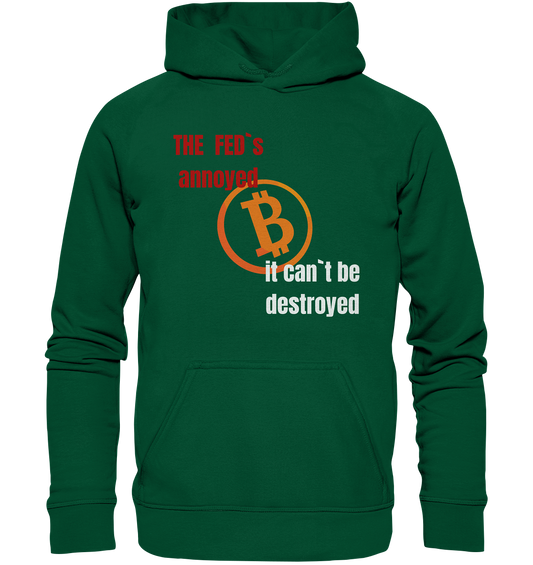 The FEDs annoyed... (gerade, versetzt) - Basic Unisex Hoodie