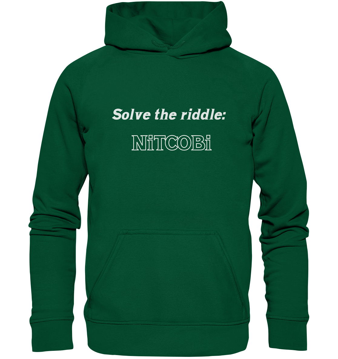 SOLVE THE RIDDLE - NiTCOBi - Basic Unisex Hoodie