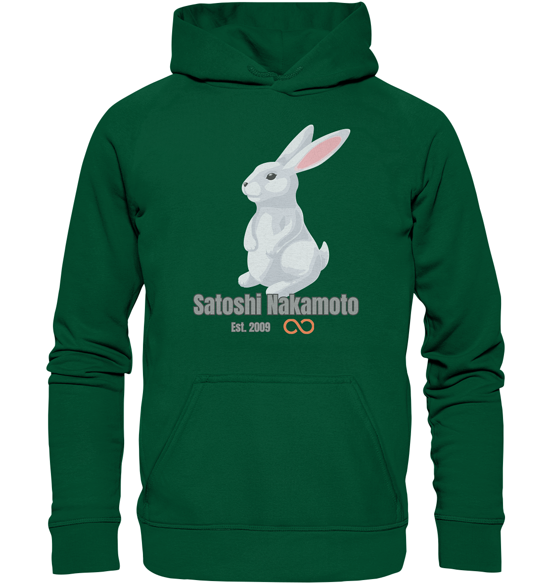 SATOSHI NAKAMOTO Est. 2009 (unendlich) - LADIES COLLECTION 21% automat. Rabatt bis zum Halving 2024  - Basic Unisex Hoodie