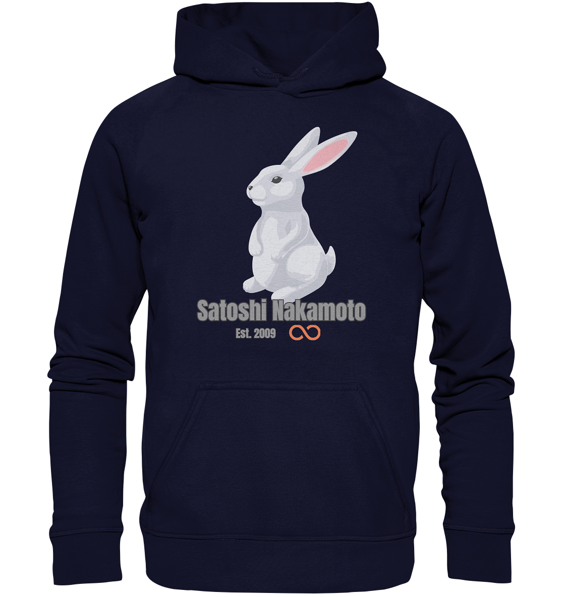 SATOSHI NAKAMOTO Est. 2009 (unendlich) - LADIES COLLECTION 21% automat. Rabatt bis zum Halving 2024  - Basic Unisex Hoodie