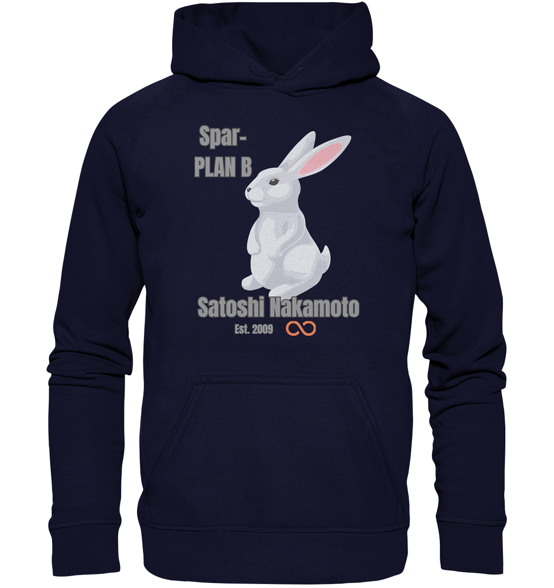 Spar-PLAN B SATOSHI NAKAMOTO Est. 2009 (unendlich) - Basic Unisex Hoodie