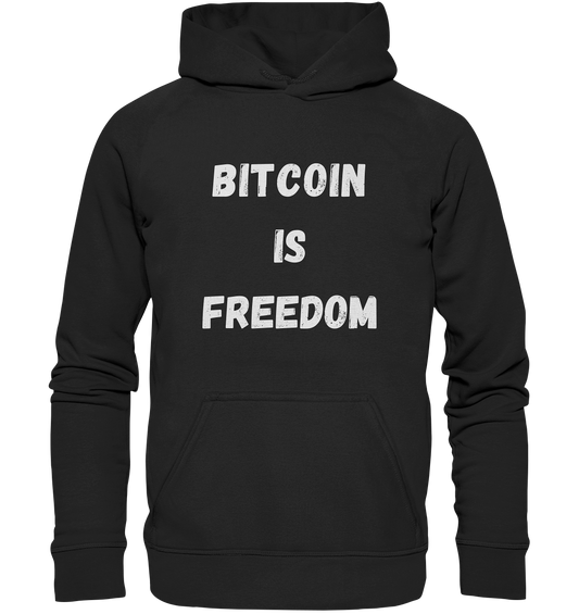 BITCOIN IS FREEDOM - LADIES COLLECTION 21% automat. Rabatt bis zum Halving 2024  - Basic Unisex Hoodie