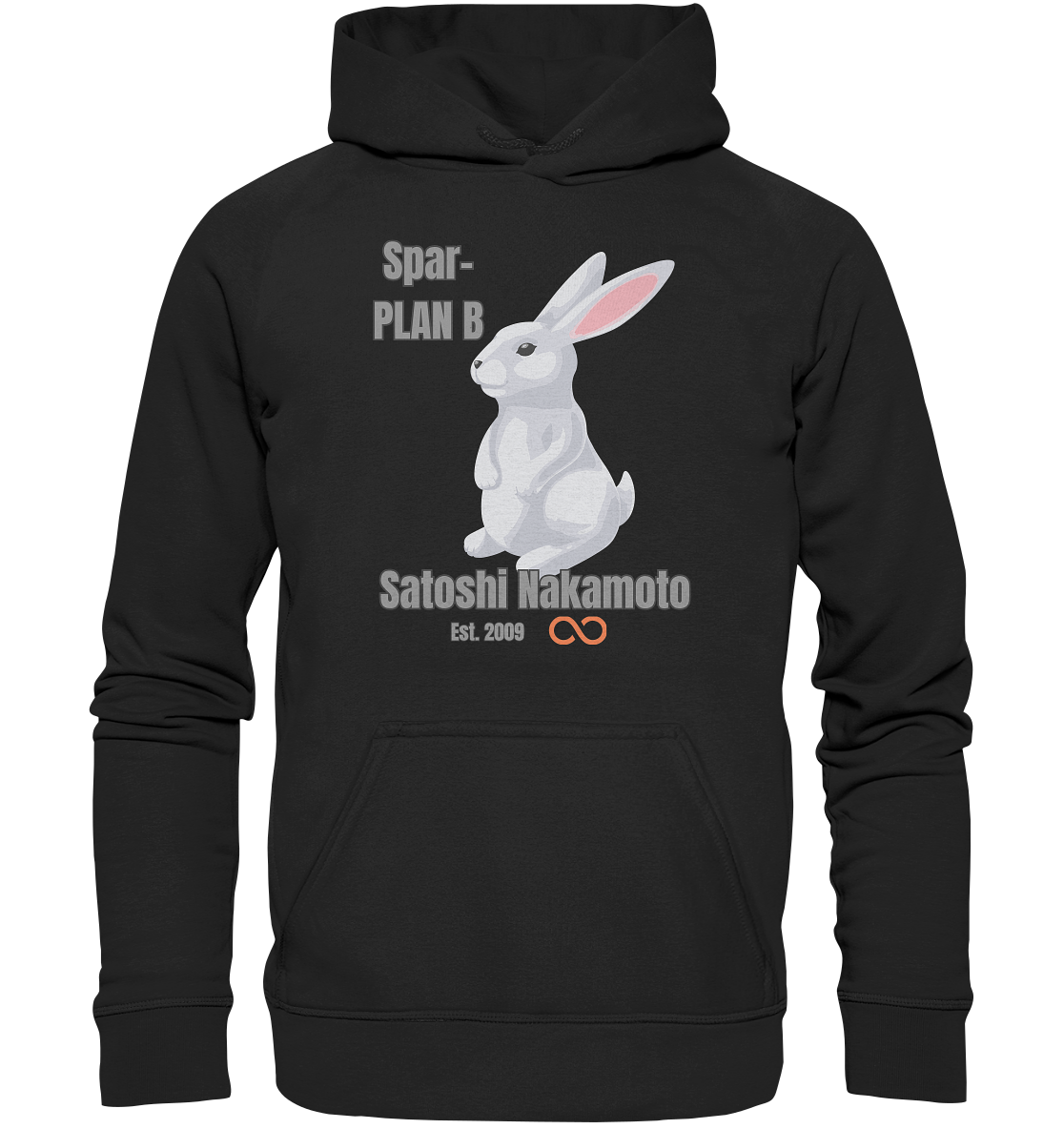 Spar-PLAN B SATOSHI NAKAMOTO Est. 2009 (unendlich) - Basic Unisex Hoodie