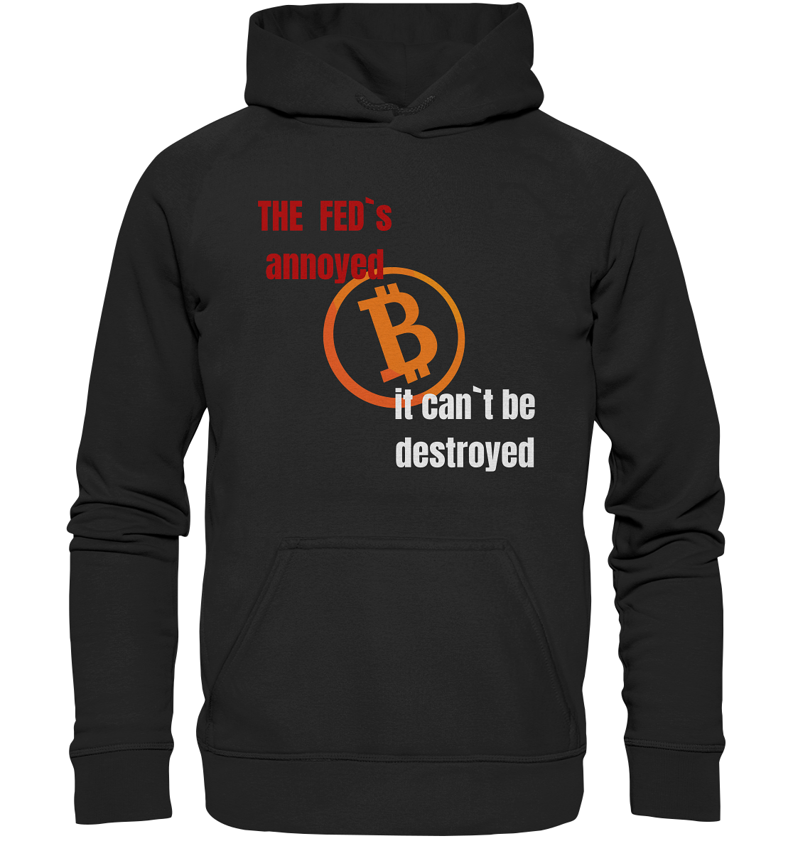 The FEDs annoyed... (gerade, versetzt) - Basic Unisex Hoodie