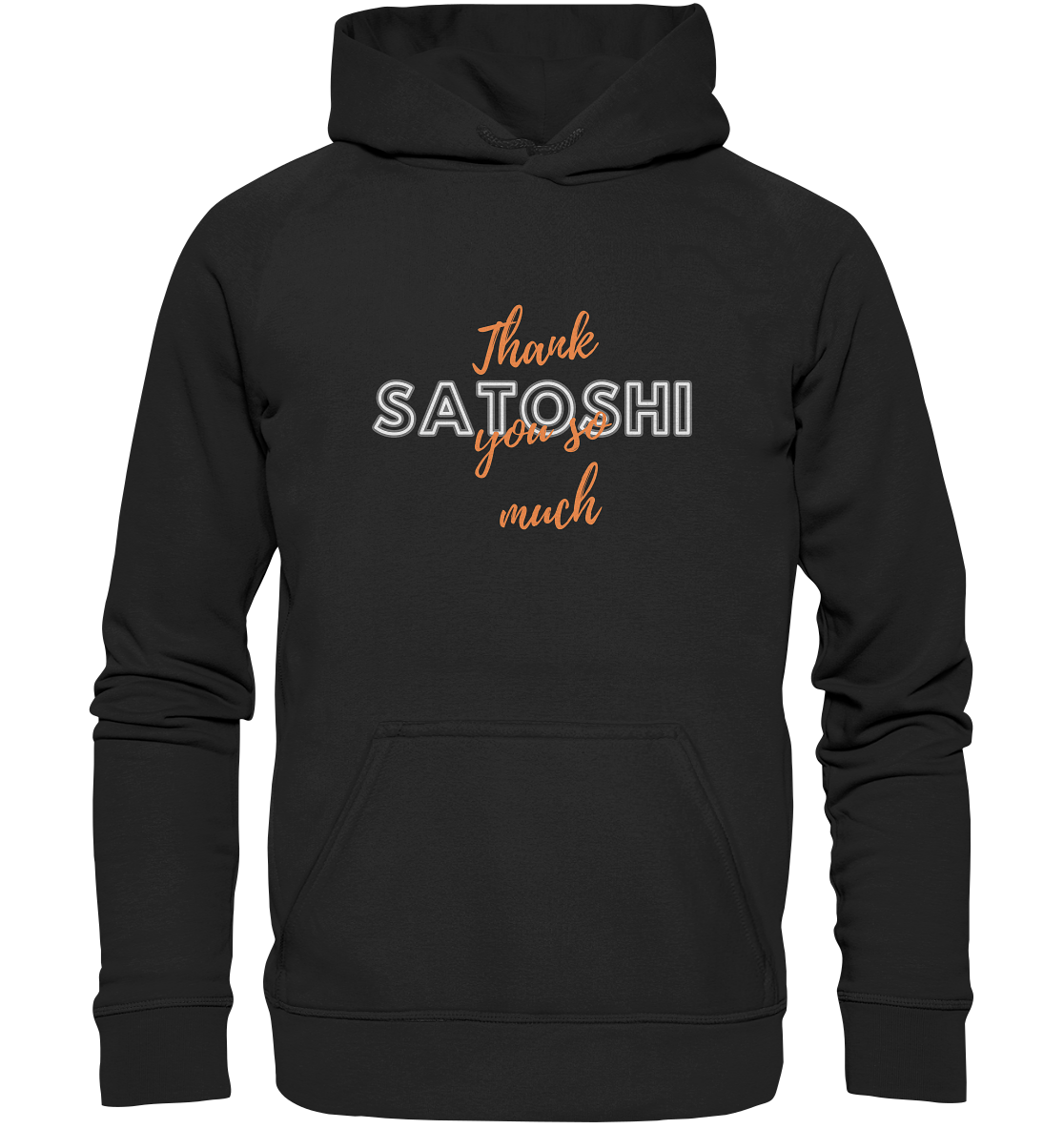 THANK YOU SO MUCH SATOSHI (Variante Chaos) - Basic Unisex Hoodie