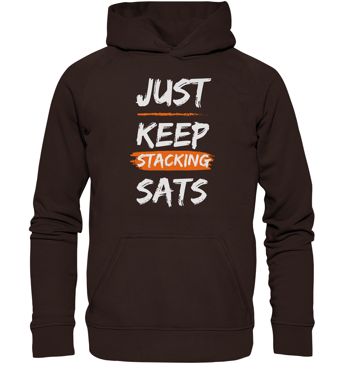 JUST KEEP STACKING SATS - LADIES COLLECTION 21% automat. Rabatt bis zum Halving 2024   - Basic Unisex Hoodie