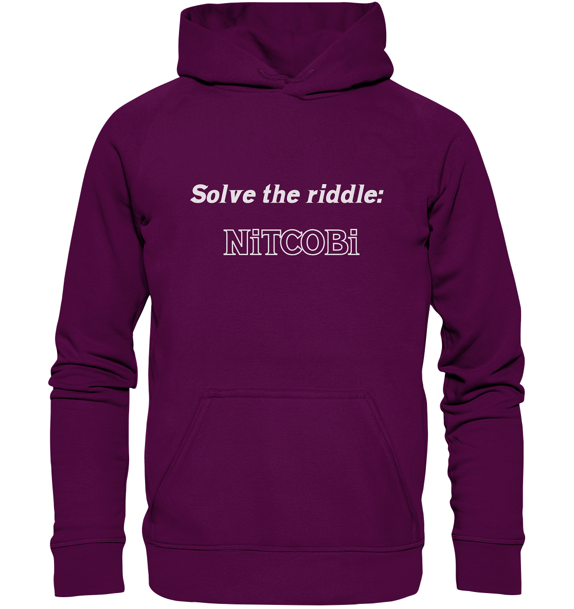 SOLVE THE RIDDLE - NiTCOBi - Basic Unisex Hoodie