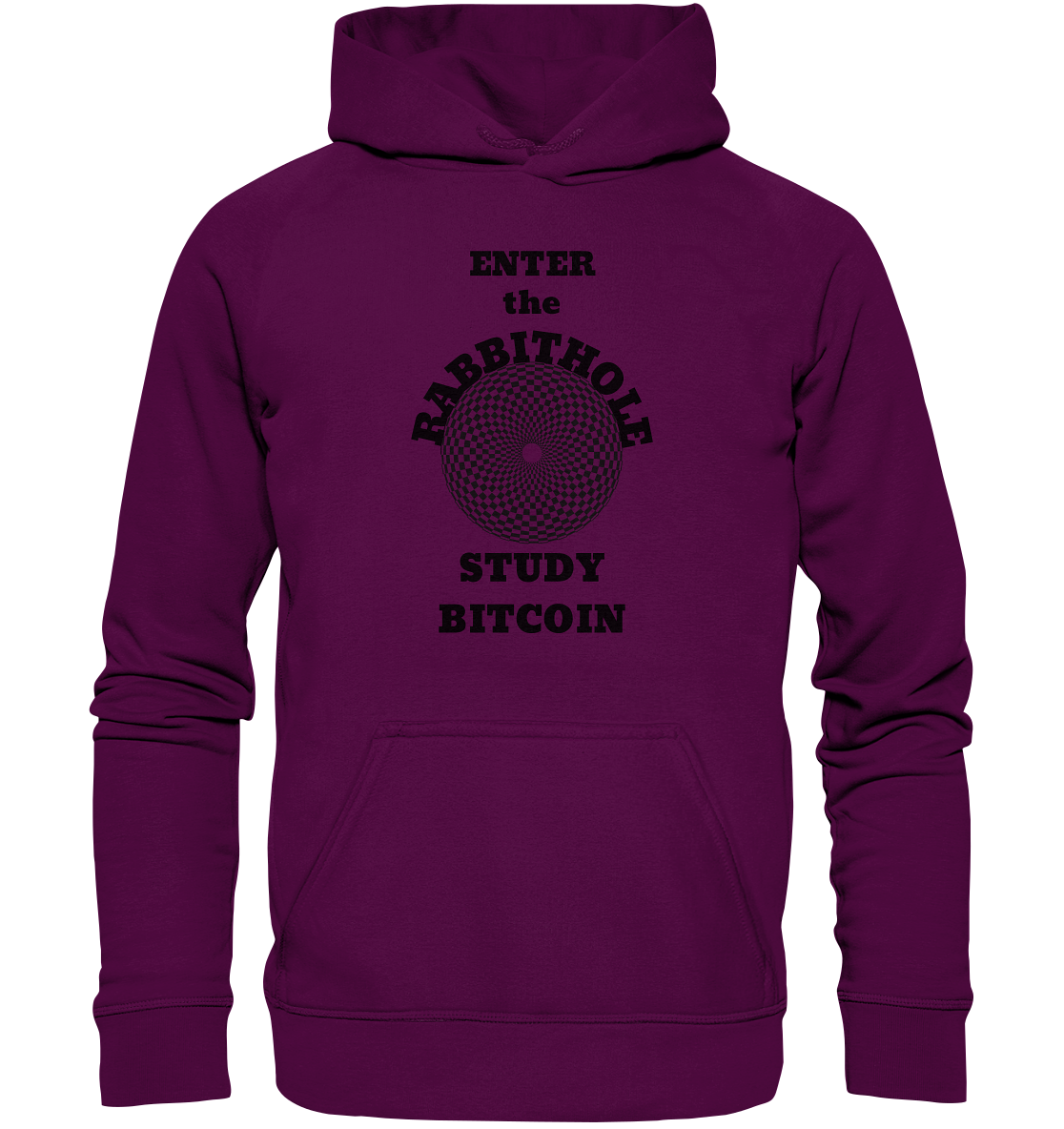 ENTER the RABBITHOLE - STUDY BITCOIN - Basic Unisex Hoodie