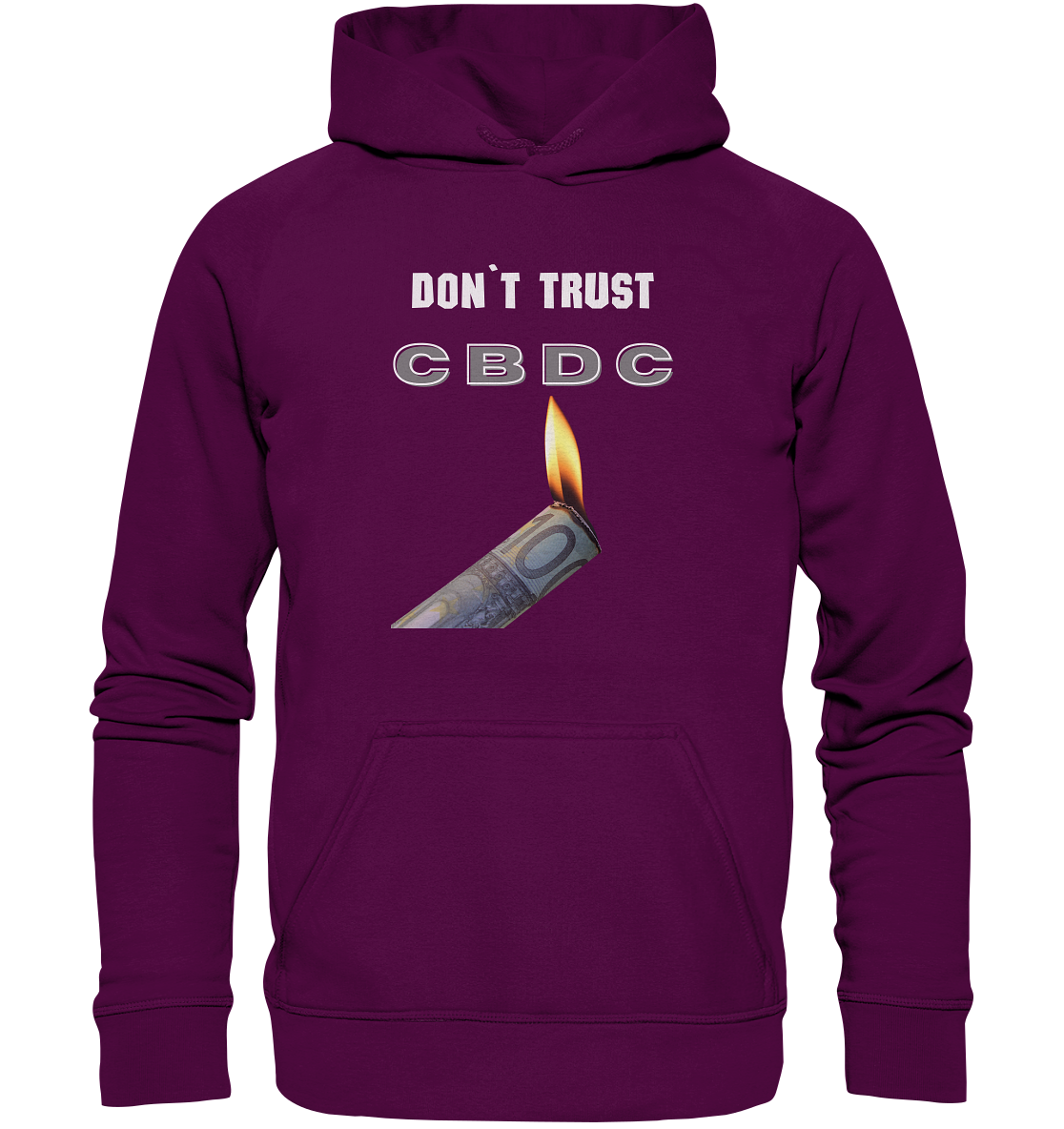 DON`T TRUST CBDC - Basic Unisex Hoodie