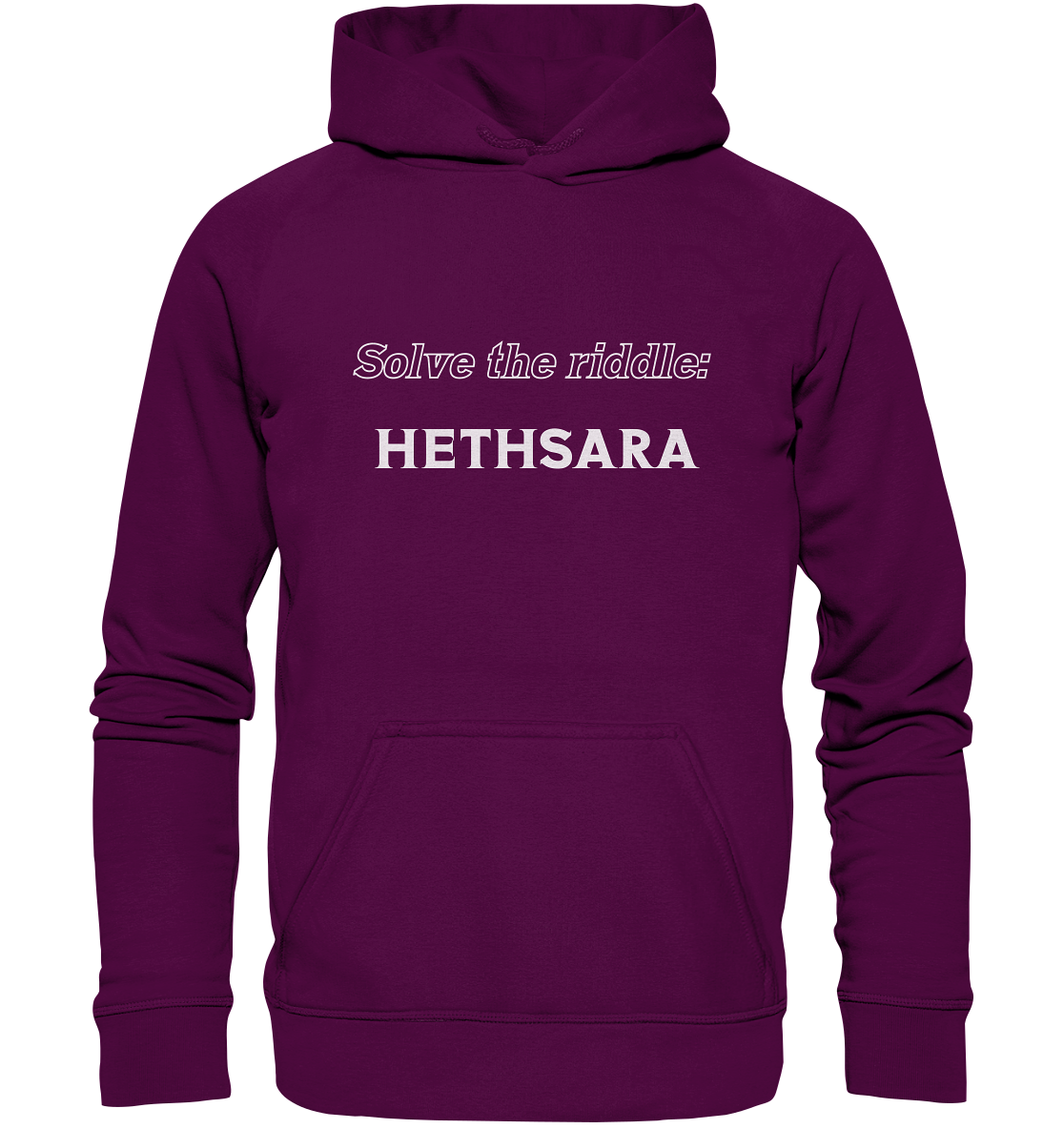 SOLVE THE RIDDLE - HETHSARA - Basic Unisex Hoodie