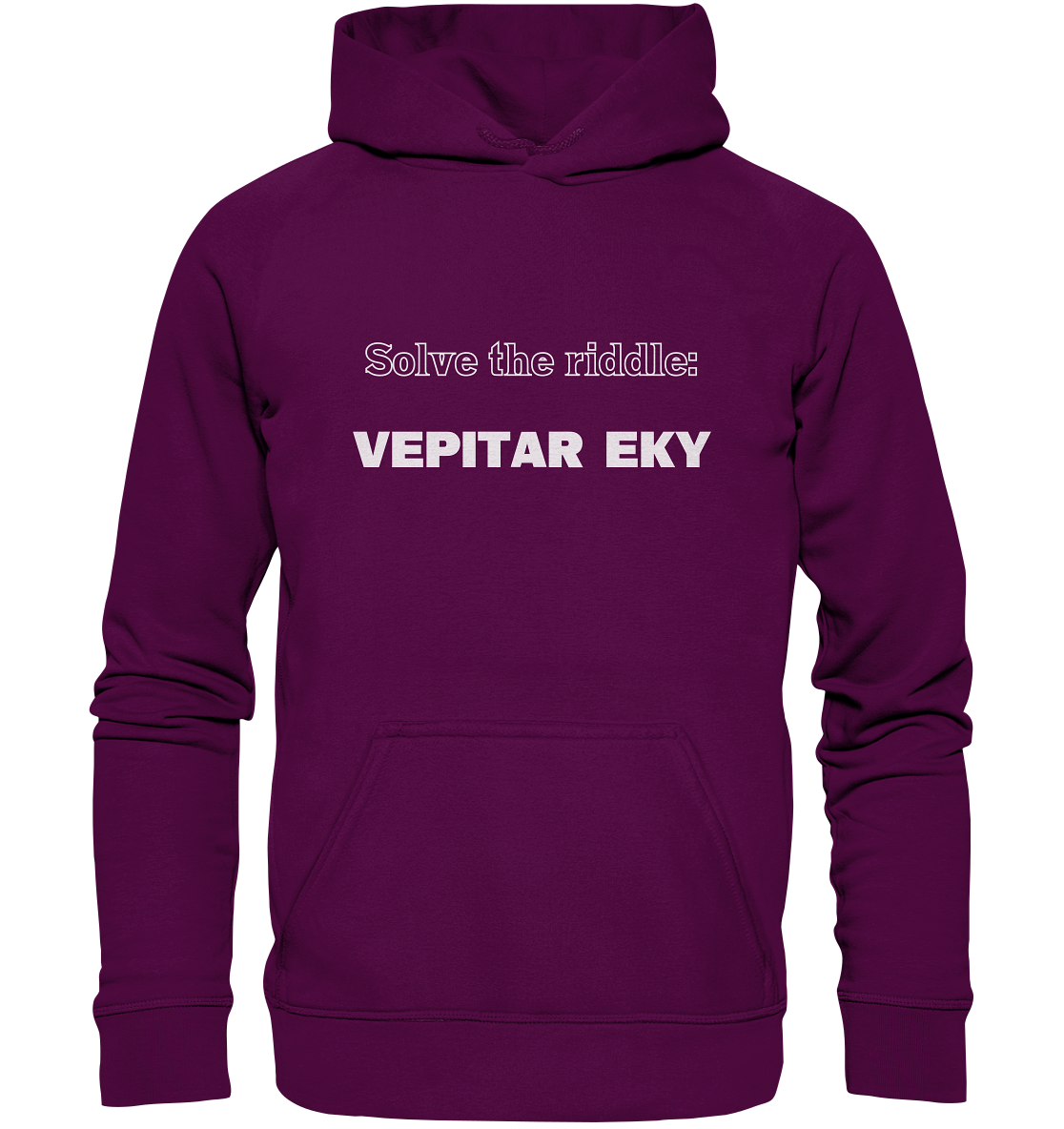 SOLVE THE RIDDLE - VEPITAR EKY - Basic Unisex Hoodie