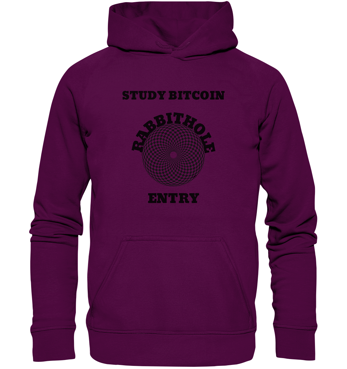 STUDY BITCOIN - RABBITHOLE ENTRY - Basic Unisex Hoodie