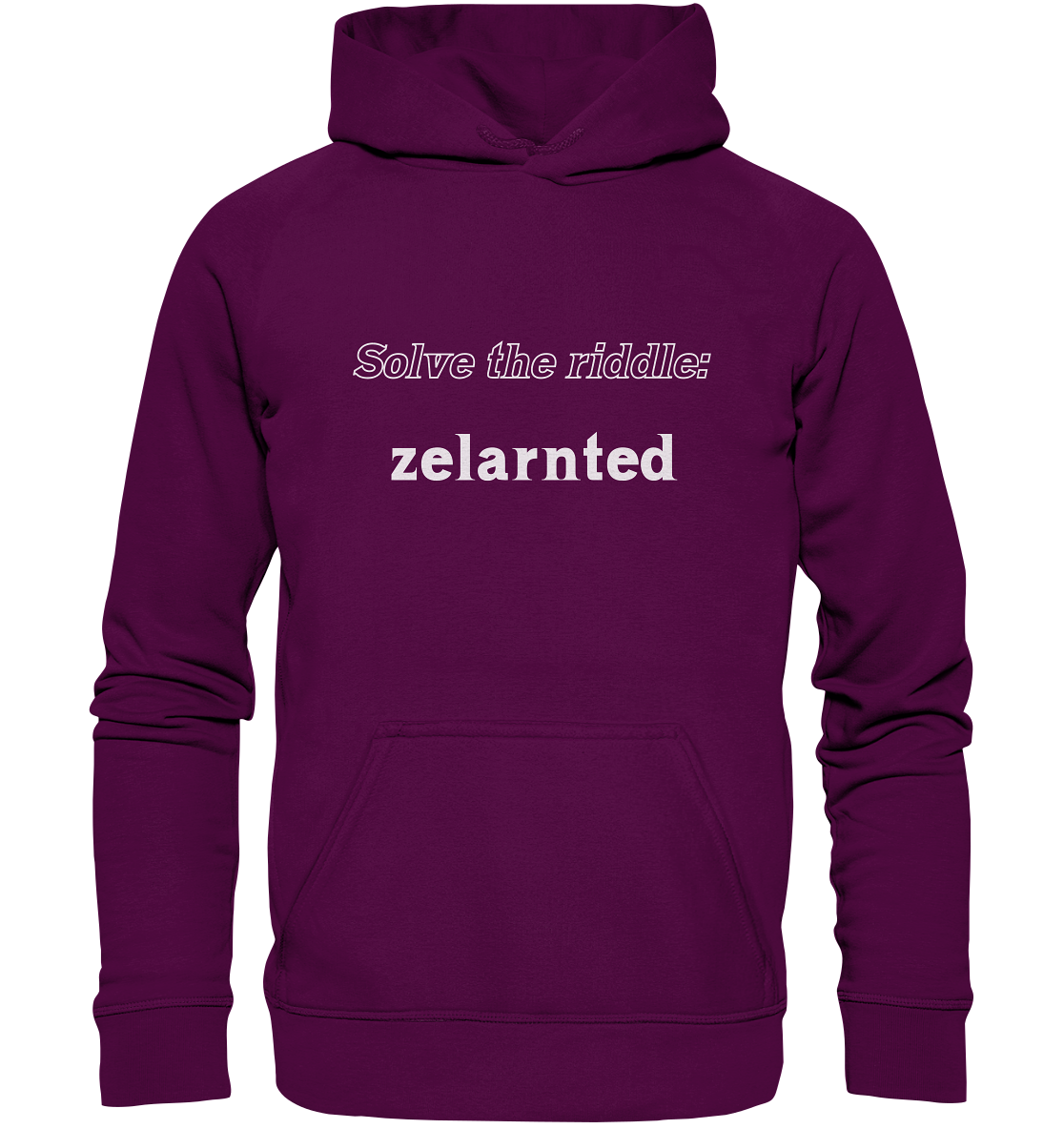 SOLVE THE RIDDLE - zelarnted - Basic Unisex Hoodie