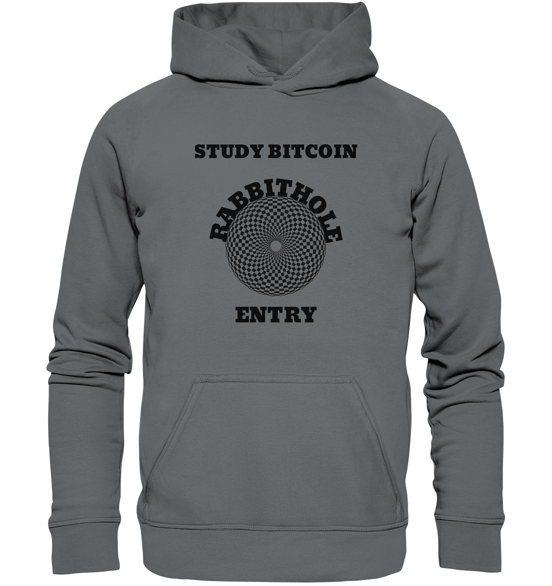 STUDY BITCOIN - RABBITHOLE ENTRY - Basic Unisex Hoodie