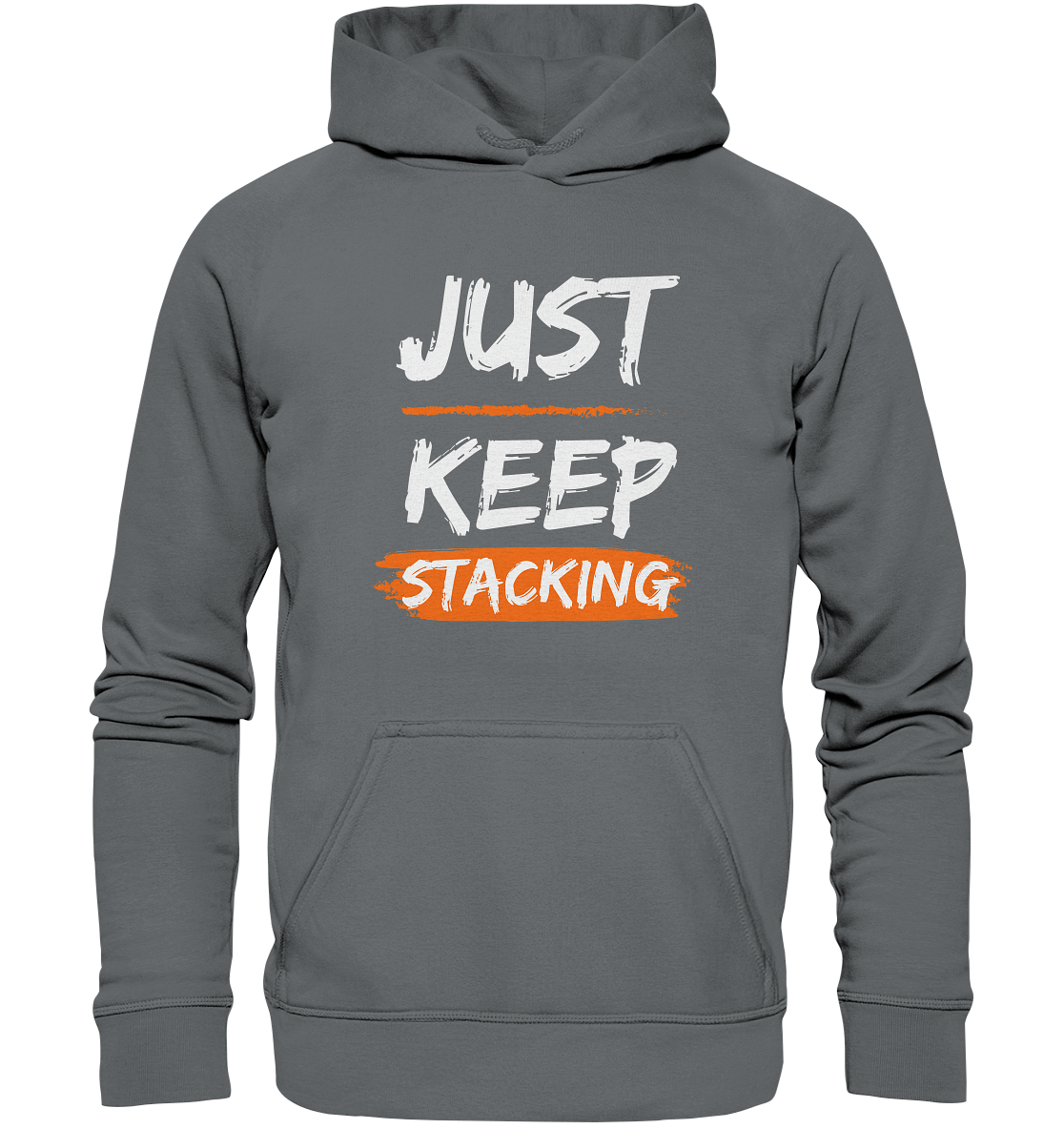 JUST KEEP STACKING - LADIES COLLECTION 21% automat. Rabatt bis zum Halving 2024   - Basic Unisex Hoodie