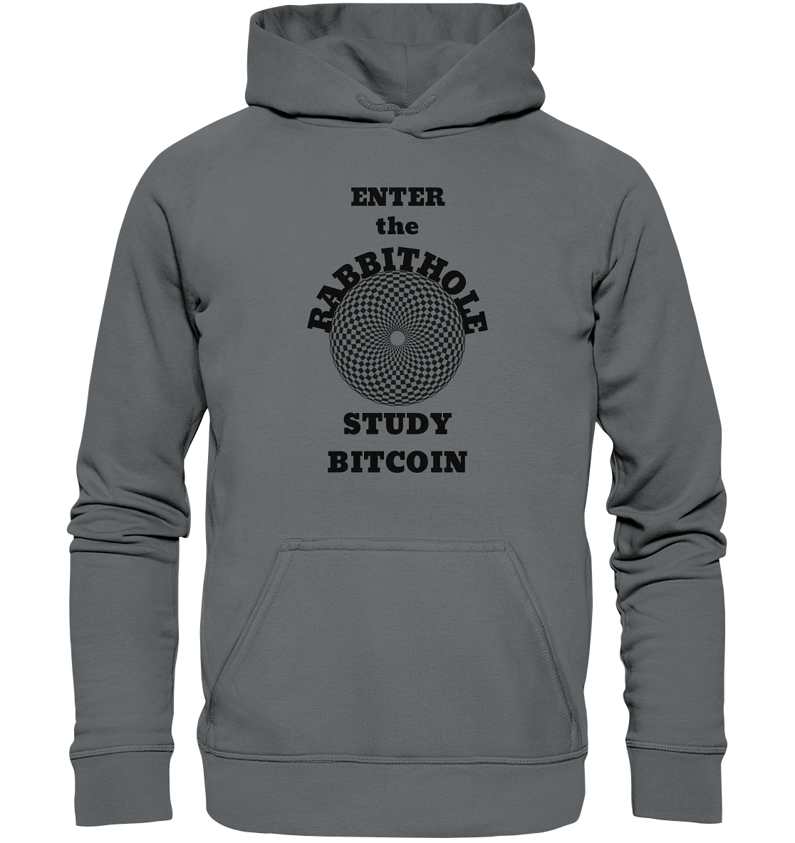 ENTER the RABBITHOLE - STUDY BITCOIN - Basic Unisex Hoodie