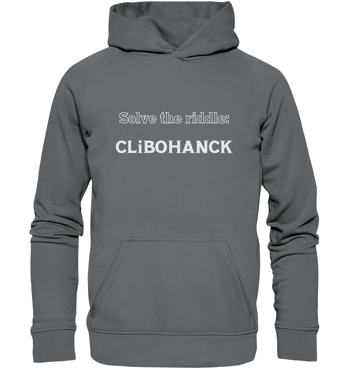 SOLVE THE RIDDLE - CLiBOHANCK - Basic Unisex Hoodie