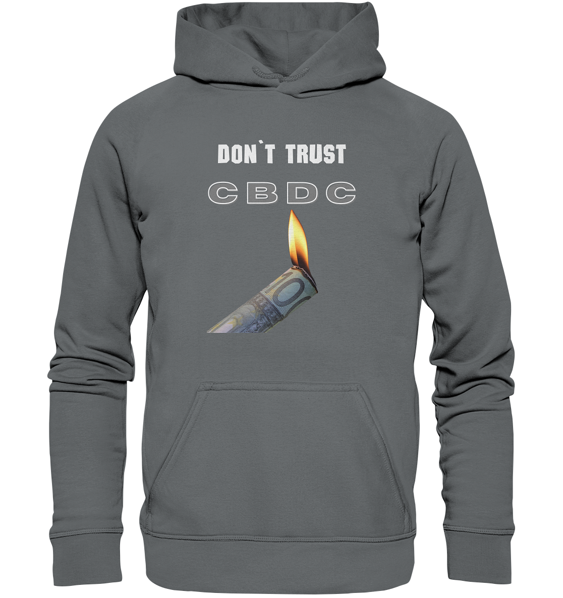 DON`T TRUST CBDC - Basic Unisex Hoodie