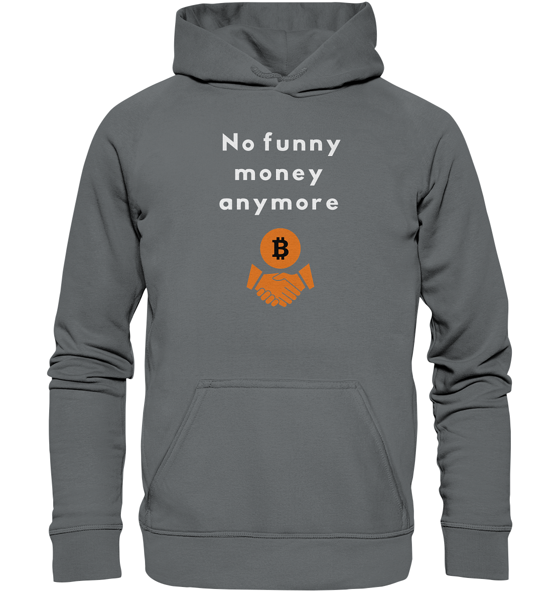 No funny money anymore (Ladies Collection 21% Rabatt bis zum Halving 2024) - Basic Unisex Hoodie