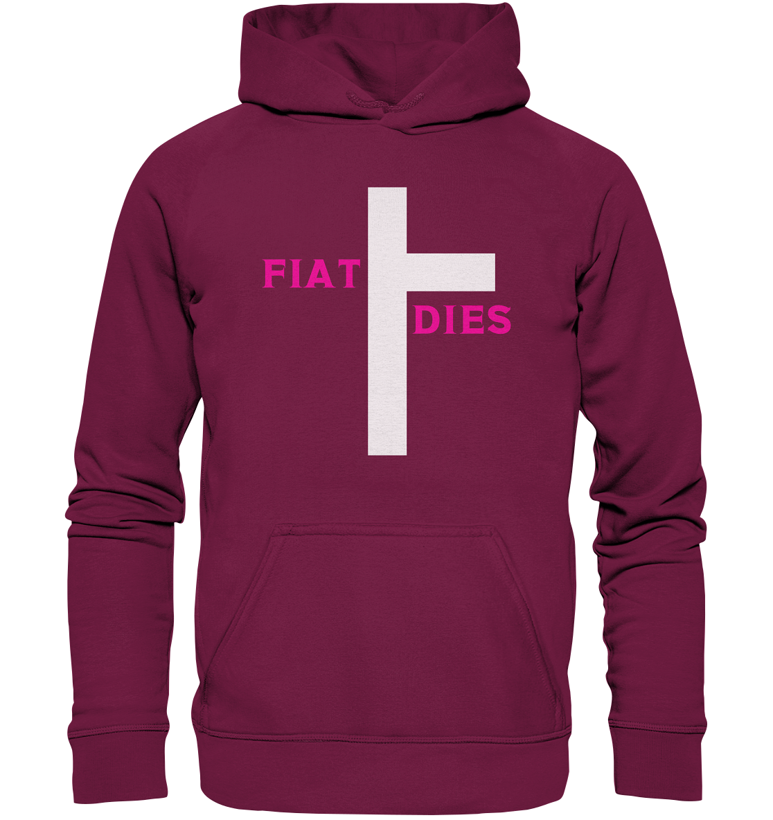 FIAT DIES (pink / pink) - Ladies Collection  - Basic Unisex Hoodie