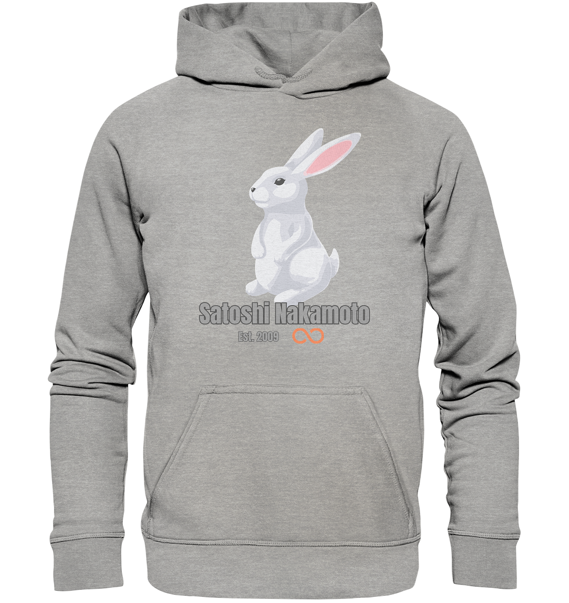 SATOSHI NAKAMOTO Est. 2009 (unendlich) - LADIES COLLECTION 21% automat. Rabatt bis zum Halving 2024  - Basic Unisex Hoodie