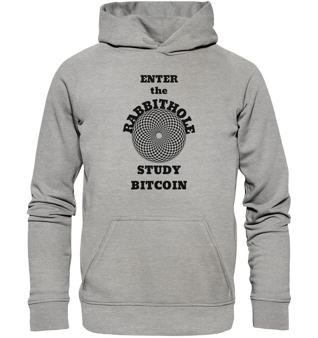 ENTER the RABBITHOLE - STUDY BITCOIN - Basic Unisex Hoodie