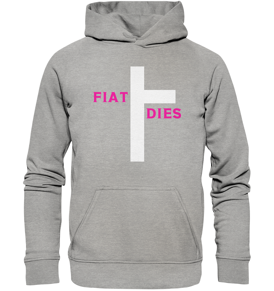 FIAT DIES (pink / pink) - Ladies Collection  - Basic Unisex Hoodie