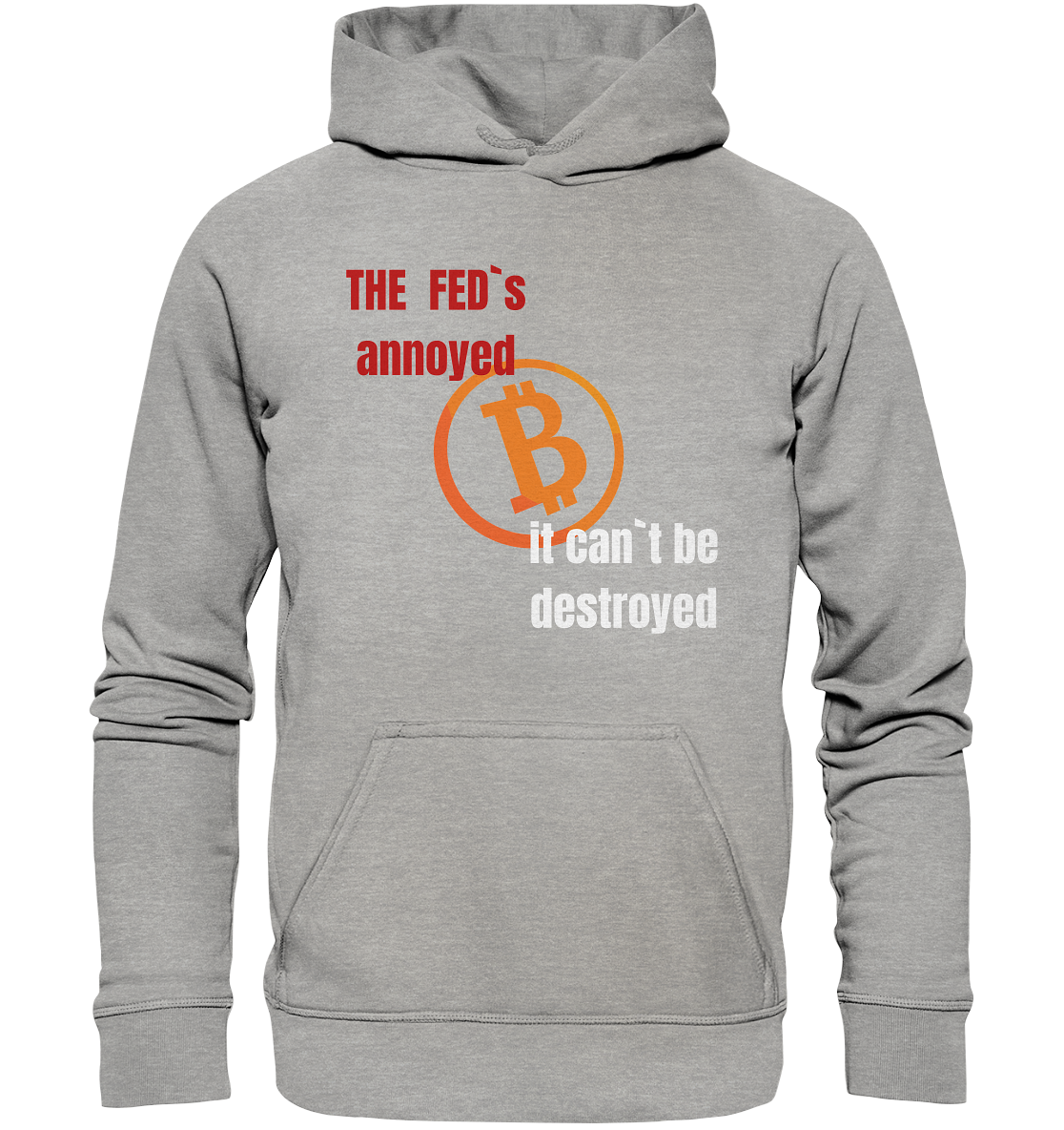 The FEDs annoyed... (gerade, versetzt) - Basic Unisex Hoodie