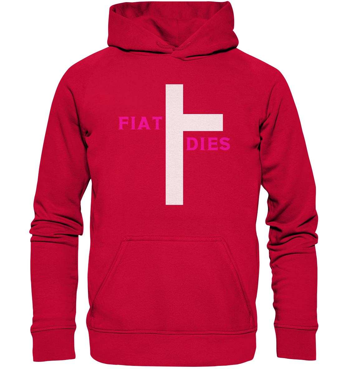 FIAT DIES (pink / pink) - Ladies Collection  - Basic Unisex Hoodie