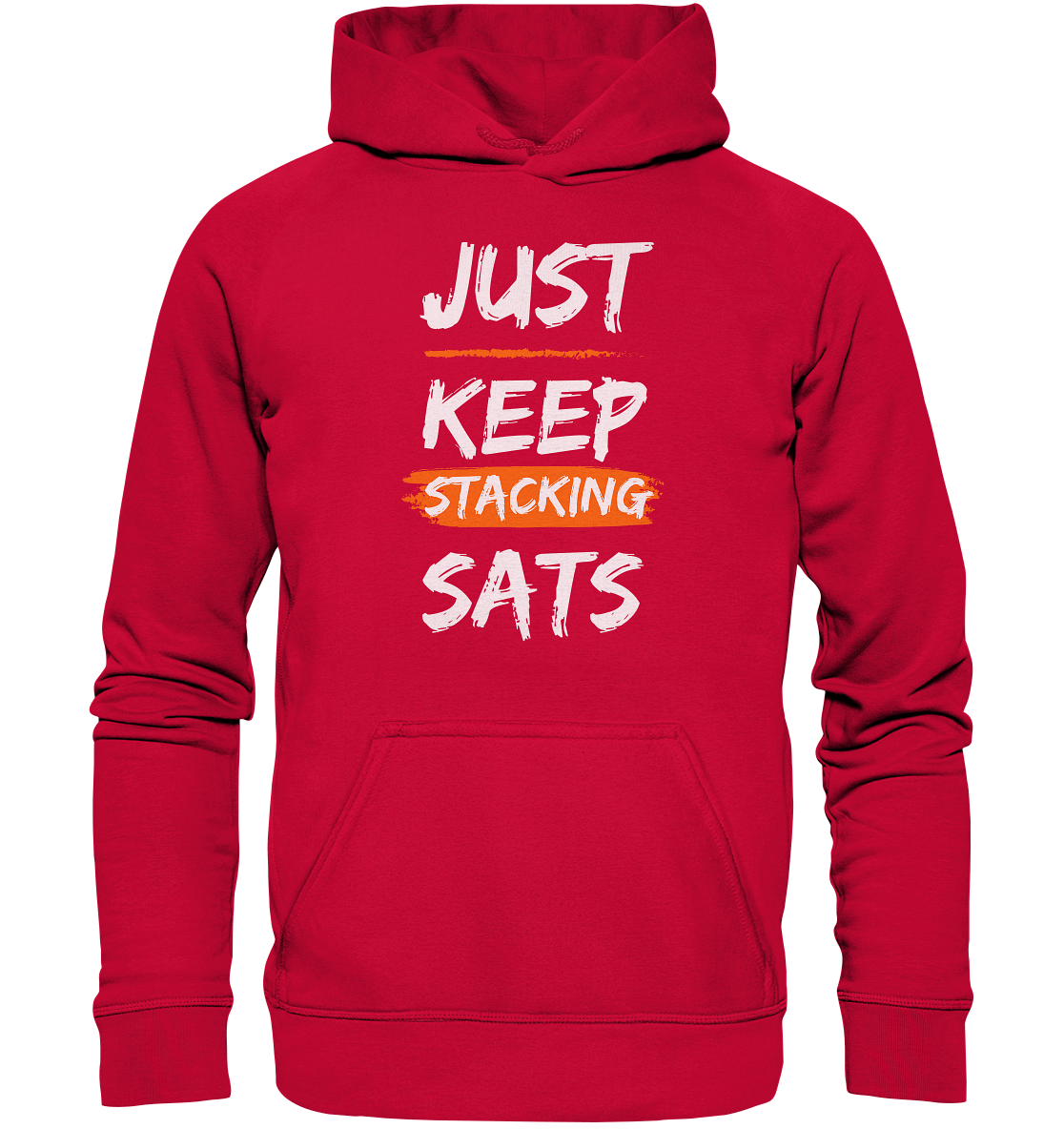 JUST KEEP STACKING SATS - LADIES COLLECTION 21% automat. Rabatt bis zum Halving 2024   - Basic Unisex Hoodie