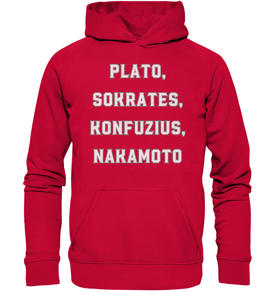 PLATO, SOKRATES, KONFUZIUS, NAKAMOTO - Ladies Collection - Basic Unisex Hoodie