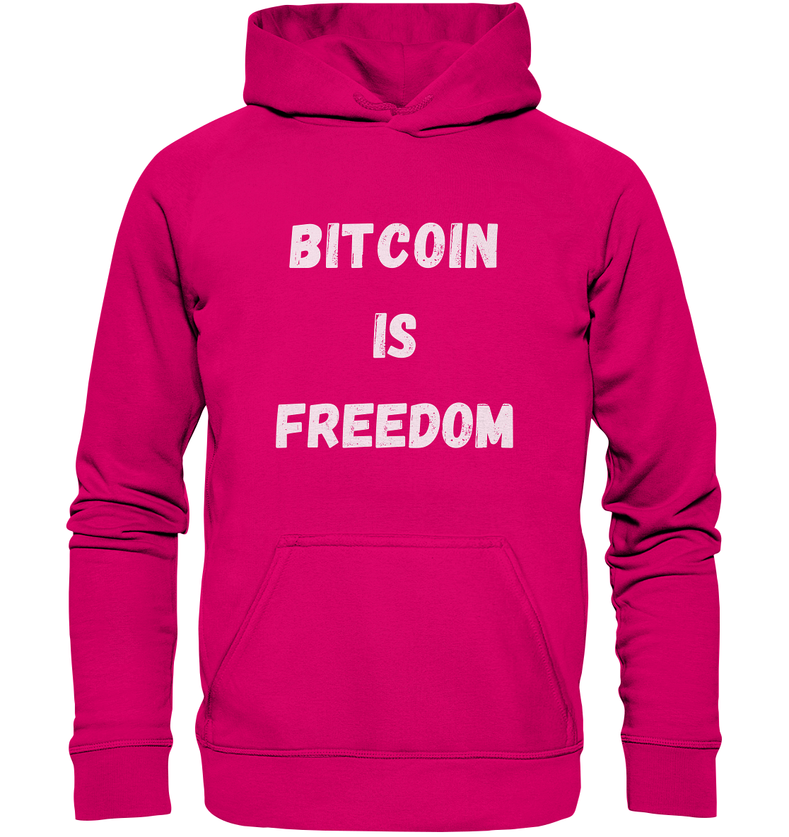 BITCOIN IS FREEDOM - LADIES COLLECTION 21% automat. Rabatt bis zum Halving 2024  - Basic Unisex Hoodie