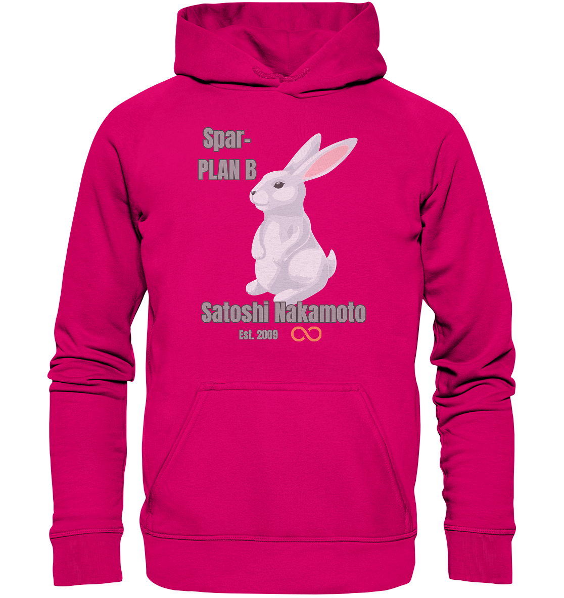 Spar-PLAN B SATOSHI NAKAMOTO Est. 2009 (unendlich) - Basic Unisex Hoodie