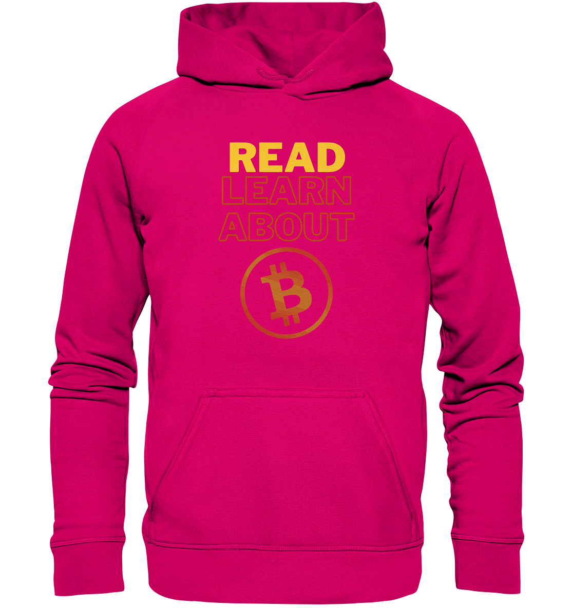 READ - LEARN ABOUT - BTC-Symbol - Basic Unisex Hoodie