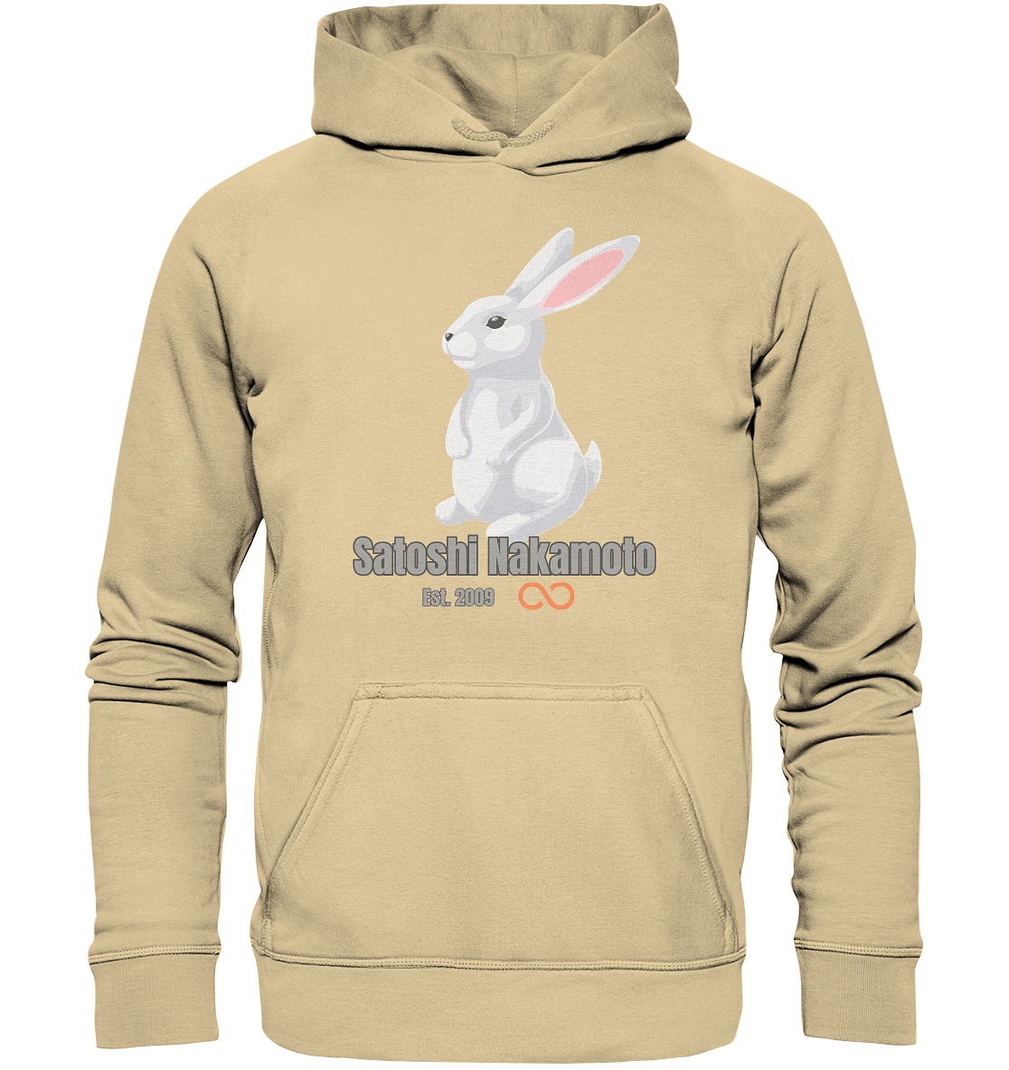 SATOSHI NAKAMOTO Est. 2009 (unendlich) - LADIES COLLECTION 21% automat. Rabatt bis zum Halving 2024  - Basic Unisex Hoodie