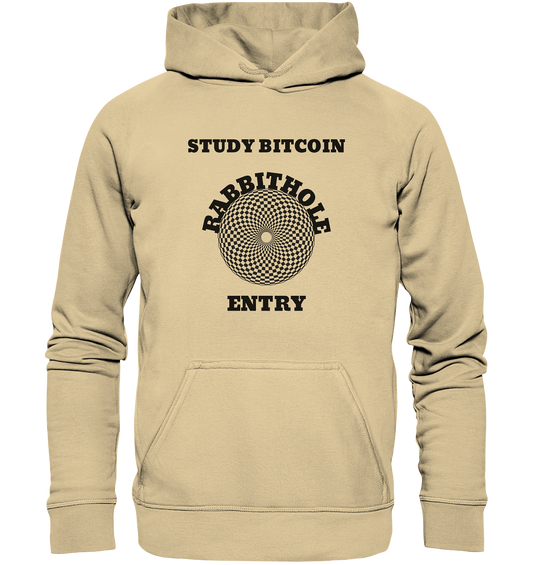 STUDY BITCOIN - RABBITHOLE ENTRY - Basic Unisex Hoodie