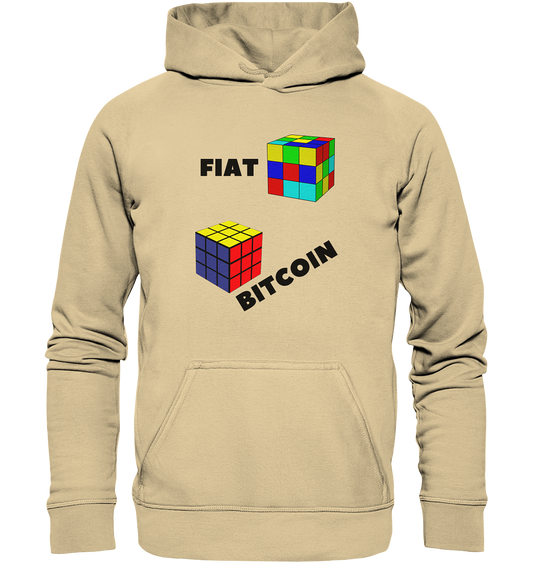 FIAT Cube Bitcoin Cube (Ladies Collection 21% Rabatt bis zum Halving 2024)   - Basic Unisex Hoodie