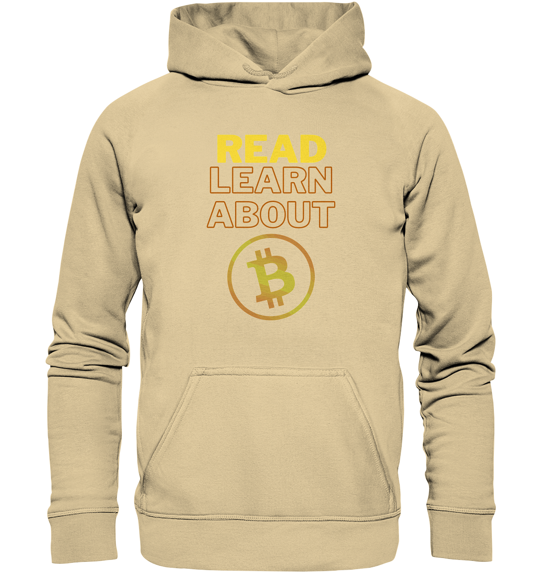 READ - LEARN ABOUT - BTC-Symbol - Basic Unisex Hoodie