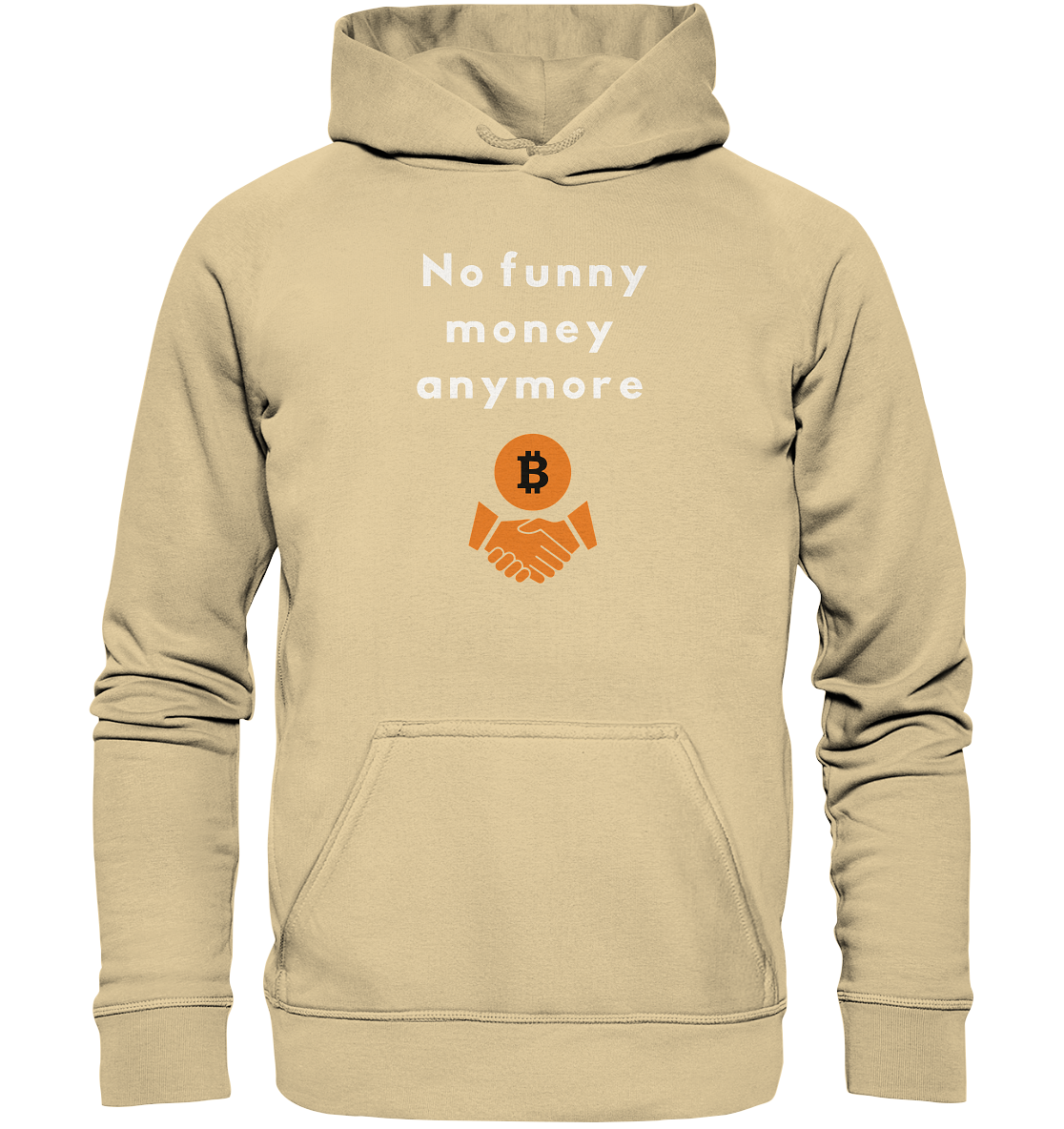 No funny money anymore (Ladies Collection 21% Rabatt bis zum Halving 2024) - Basic Unisex Hoodie