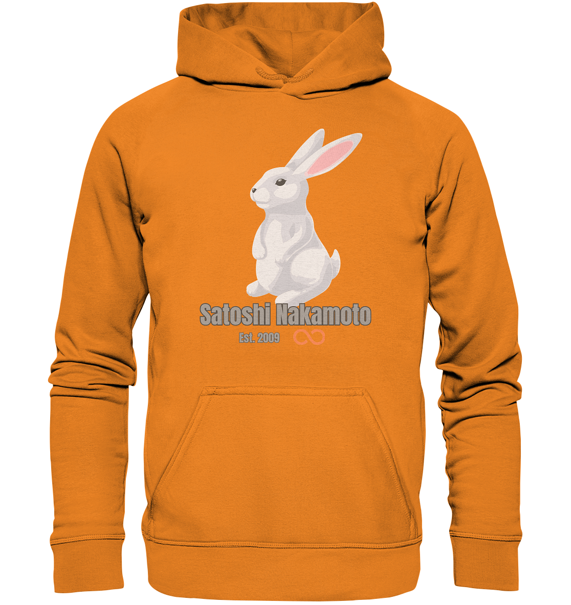 SATOSHI NAKAMOTO Est. 2009 (unendlich) - LADIES COLLECTION 21% automat. Rabatt bis zum Halving 2024  - Basic Unisex Hoodie