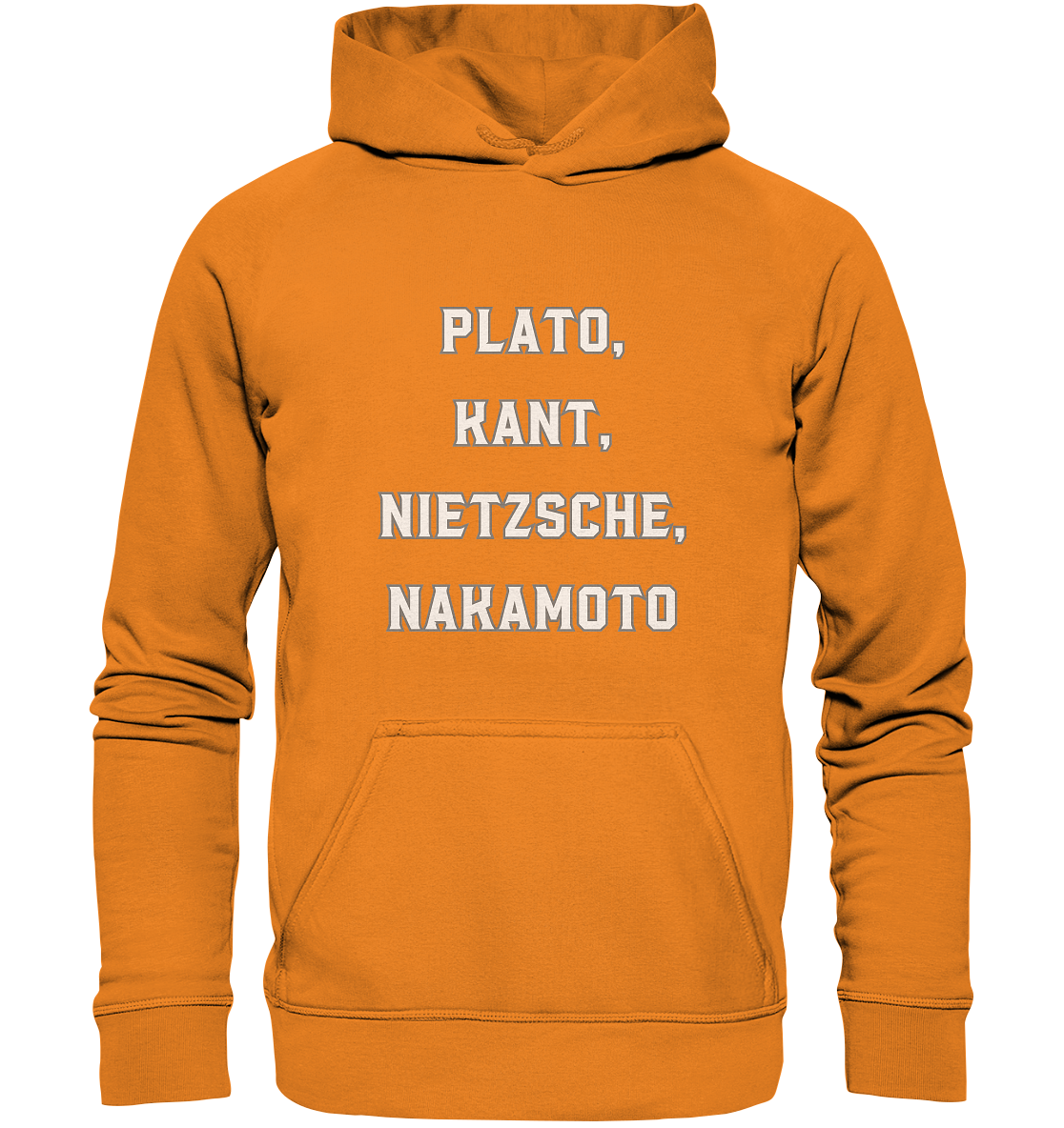 PLATO, KANT, NIETZSCHE, NAKANOTO - Basic Unisex Hoodie