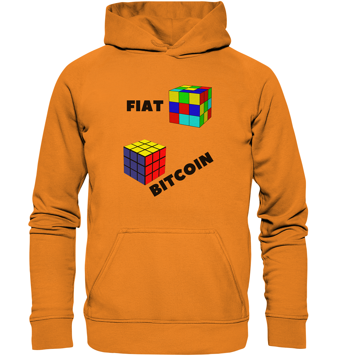 FIAT Cube Bitcoin Cube (Ladies Collection 21% Rabatt bis zum Halving 2024)   - Basic Unisex Hoodie