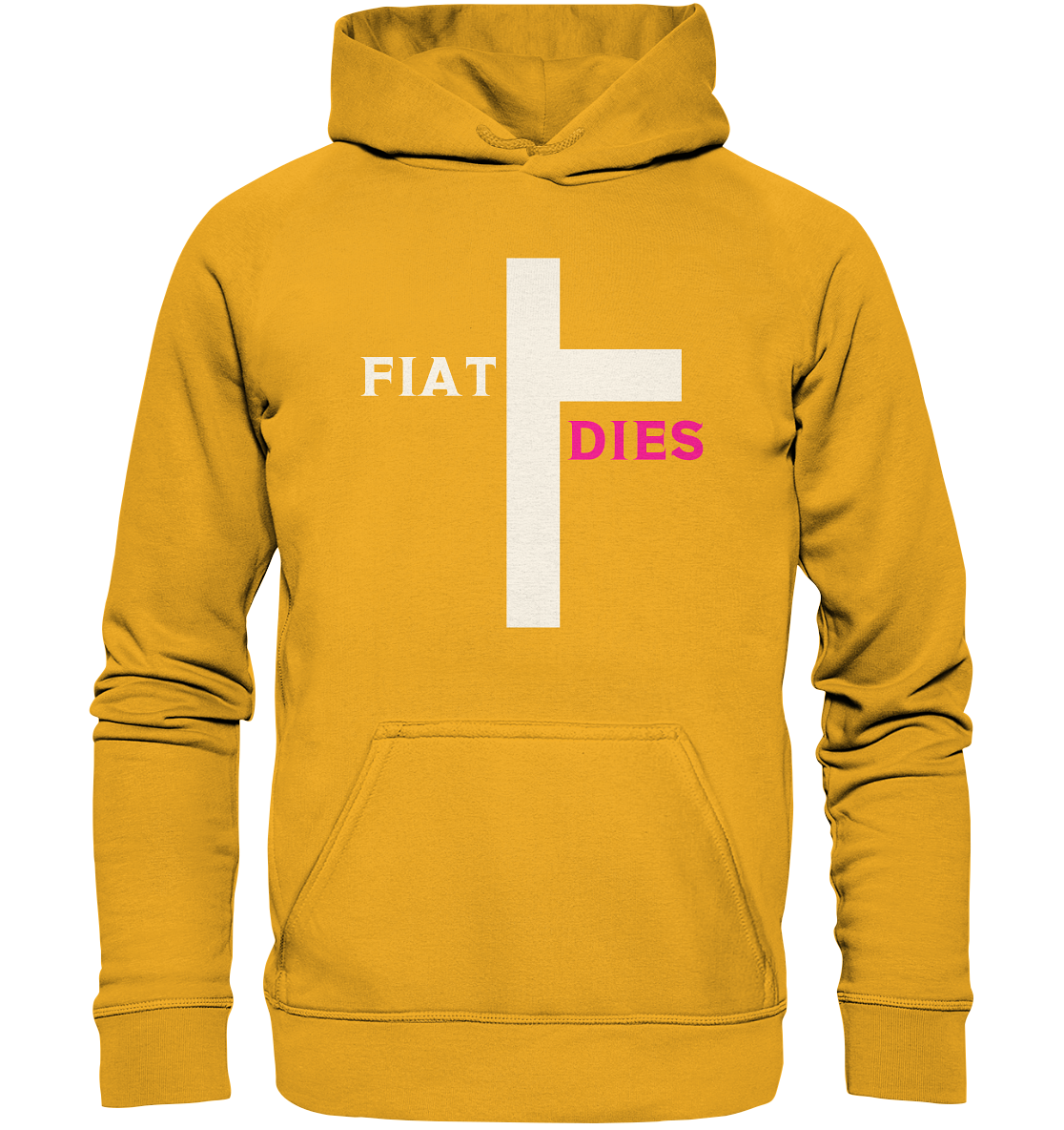 FIAT DIES (weiss / pink) - Ladies Collection  - Basic Unisex Hoodie